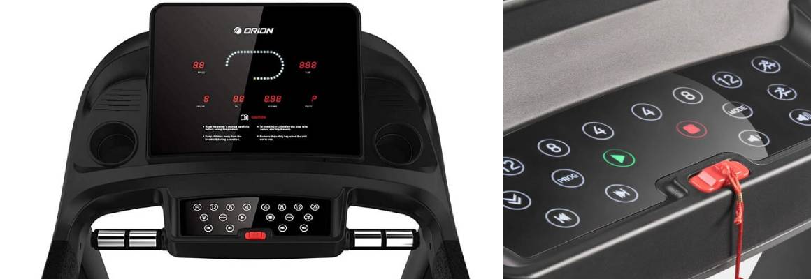 пътека за бягане orion fitness spint c6 дисплей