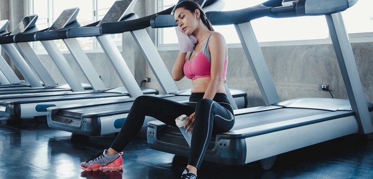 бягаща пътека под наклон