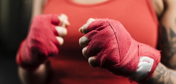 как да навием бинтове за бокс